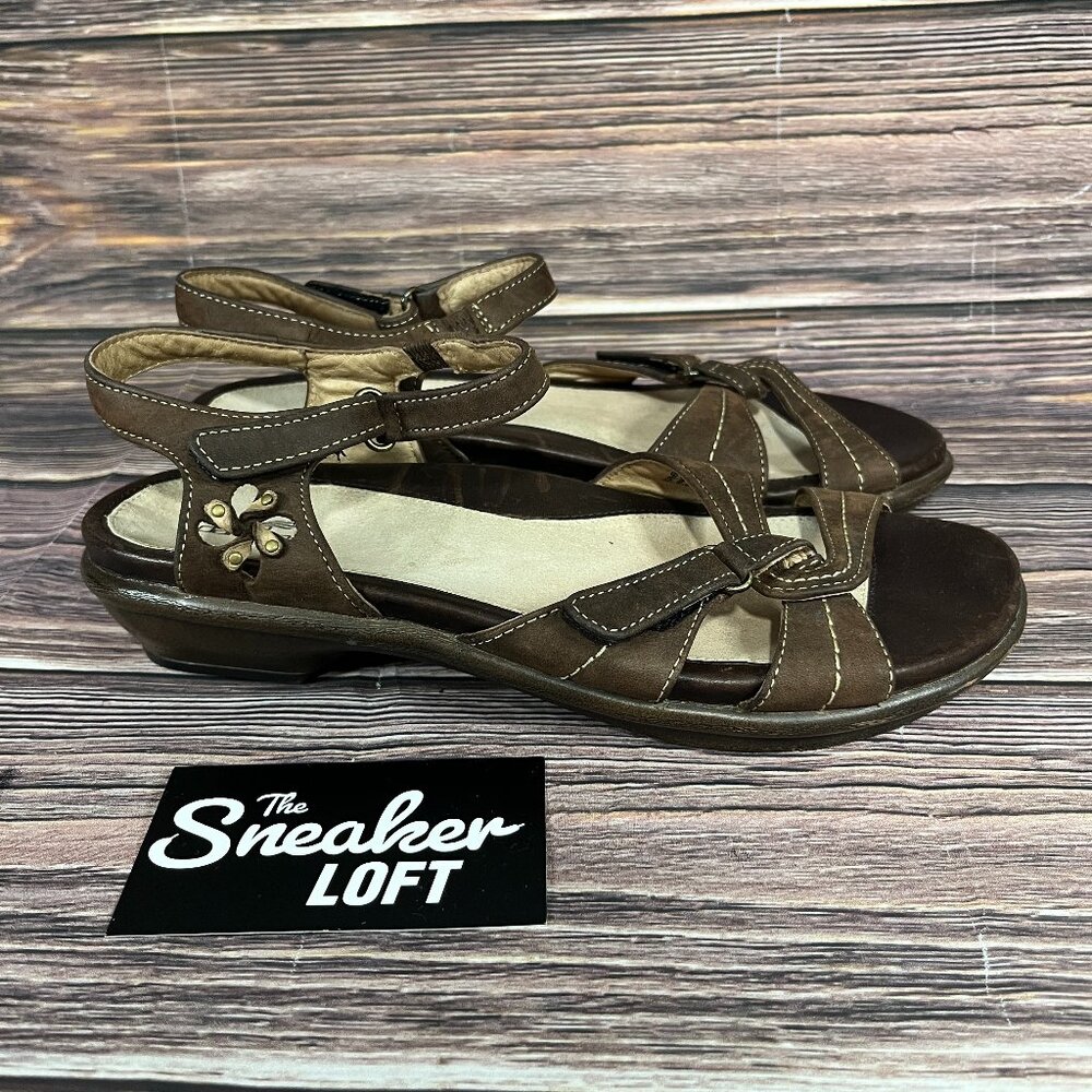 Dansko Caroline Women's Brown Ankle‎ Strap Comfort Sandals Shoes